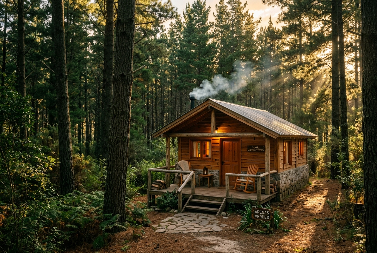 Cabaña del Bosque en Arenas Verdes